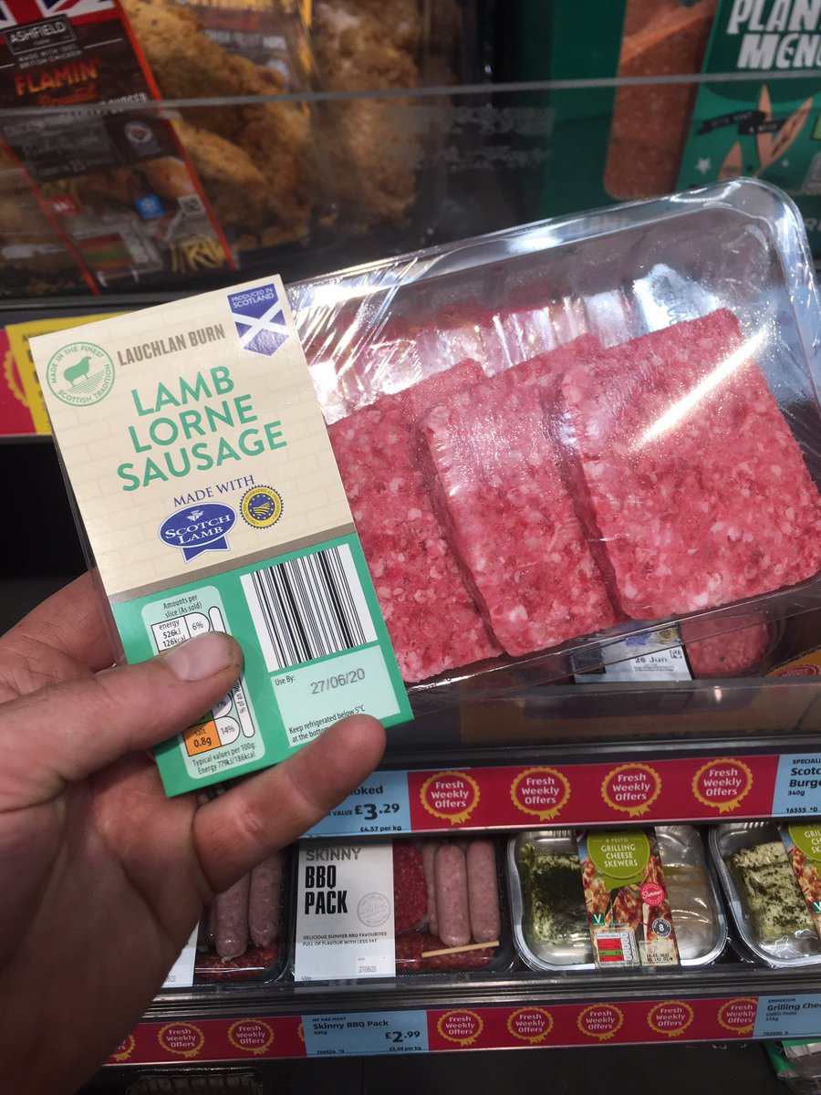 Thank you Aldi for supporting Scottish lamb. It gives me encouragement as a lamb producer when I see new innovative marketing of my lamb.