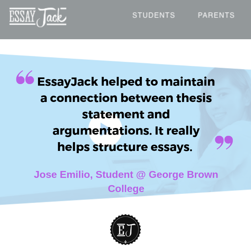 EssayJack's tweet photo. One of the many ways EssayJack can help your essay writing improve.
@GBCollege
#writebetter #essaytips #essaywriting #criticalthinking #edtech #ForStudentsByEducators https://t.co/LwlLd8zcIj