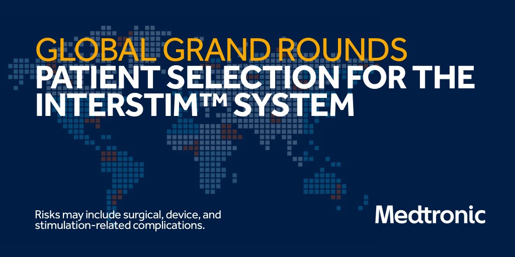 MDTPelvicHealth's tweet image. Understand which patients in your practice may be good candidates for the InterStim™ system. Watch our patient selection webinar now: bit.ly/2YtGhOx See Important Safety Information bit.ly/37YbGff #incontinence #InterStim #urogynecology #urology