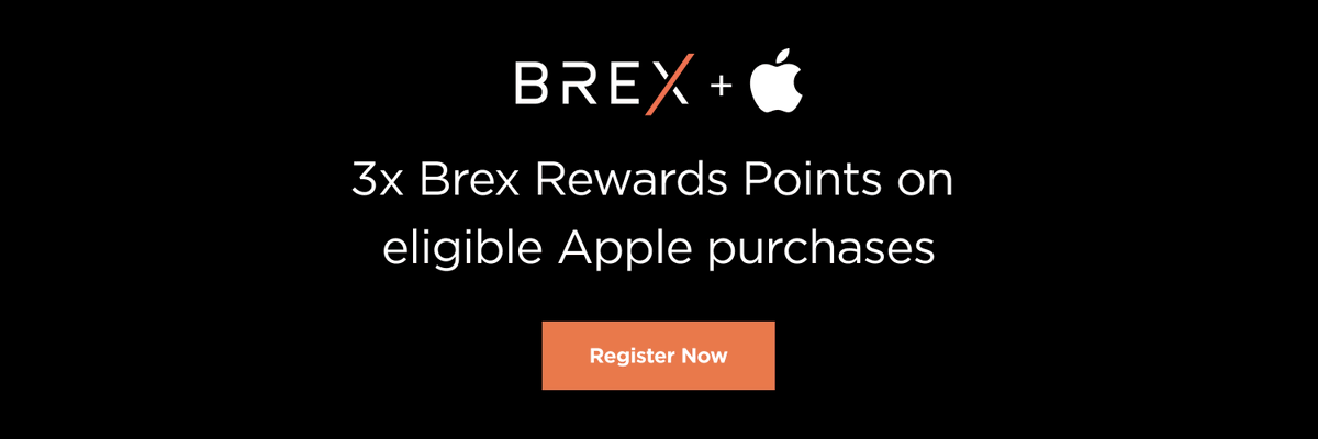 brexHQ's tweet photo. Brex customers now earn 3x Brex Rewards points on all eligible Apple product purchases, so you can keep growing with the best tech to build your company.

https://t.co/jh0W6tmQea https://t.co/wrcOAT0D8f