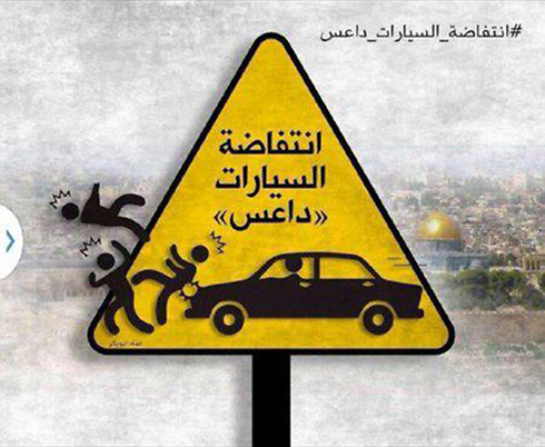 6/ Palestinians have dubbed such attacks part of a "car intifada," and celebrated them with images like this.