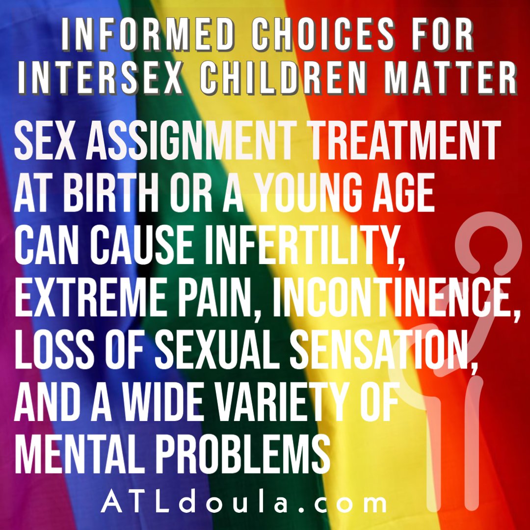Educating yourself that there are a wide varieties of what Intersex means is an important part of your birth plan in case you need to make a choice at your child's birth loom.ly/P6v-ZMY
#intersex #doula #gaypride #jkrowling