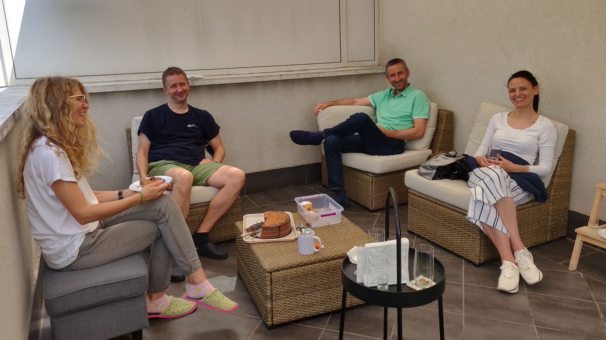 bditengineering's tweet photo. After a long day of work, there's nothing more rewarding than chilling out on the balcony with colleagues and treating ourselves with some delicious dessert๐ฅฎ๐ #teamBDIT https://t.co/tItzFBReIm