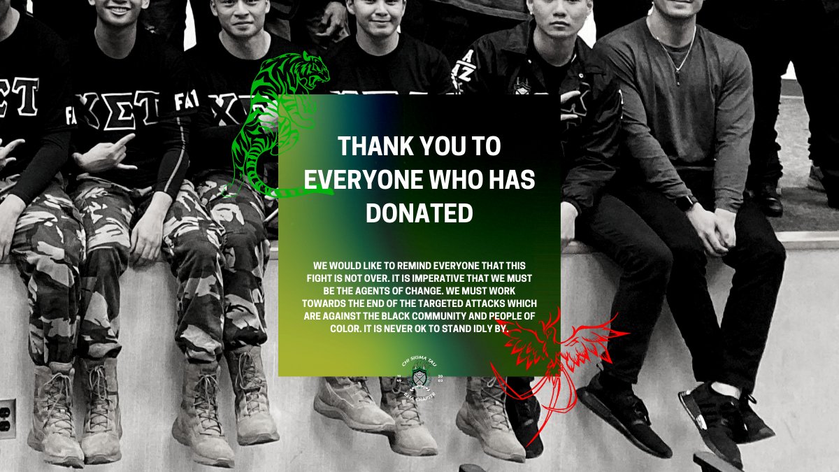 The fight is still not over. Thank you <a href="/NIUKappas/">NIU Kappa Phi Lambda</a> for the collaboration