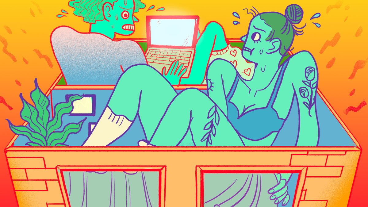 hi #VisibleWomen I'm Vicky! I'm an illustrator and comic artist. My work ranges from goofy &amp; sexy to deep &amp; introspective (or all of the above!)
I'm available for freelance and am jonesing for a new comics project, so HMU! ?
?https://t.co/mmFkpqP86q
?https://t.co/JiKIApfSNT 