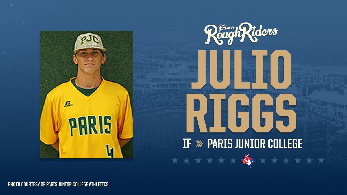 RidersBaseball's tweet photo. We are excited to have @Julio4Riggs from @parisjc join the #TCLRiders this season. https://t.co/48TRP1wmmO