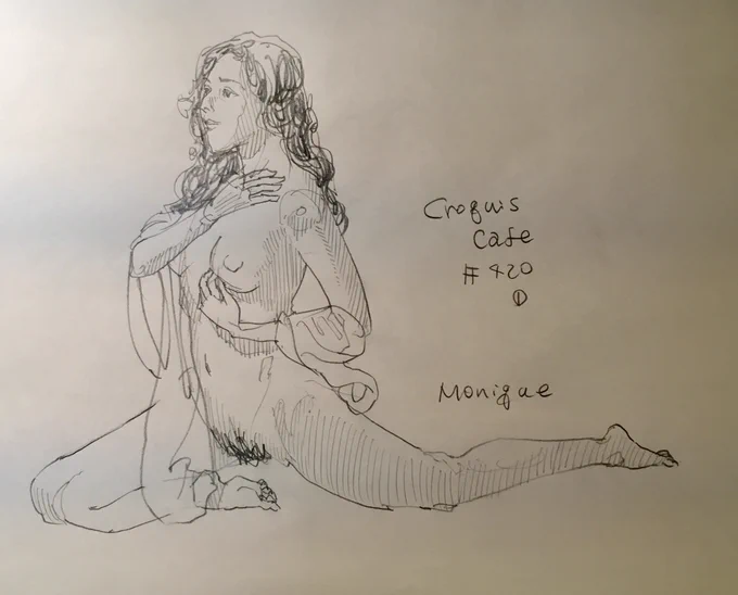 晩酌とクロッキー
Croquis cafe #419 
