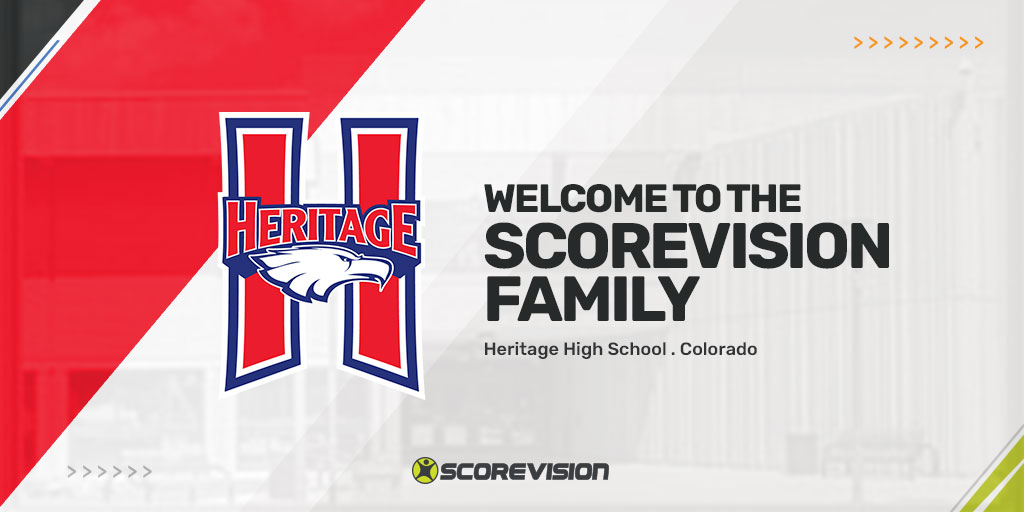 GetScoreVision's tweet photo. We are excited to welcome Heritage High School to the ScoreVision Family! https://t.co/vSKRfa0Saa