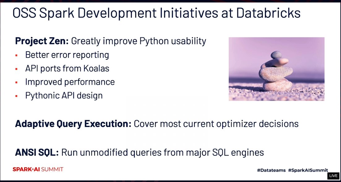 TechJournalist's tweet image. What’s next for @ApacheSpark ? how about some ZEN

#SparkAISummit