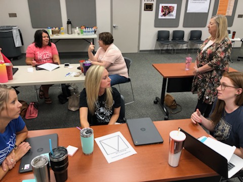 RepublicSchools's tweet photo. Our elementary curriculum development committees are hard at work this week! These teachers from across the district are busy creating and refining what students will be learning in the fall! We truly appreciate the hard work of these amazing teachers!!! #repmoproud https://t.co/I8PtZyHFfp