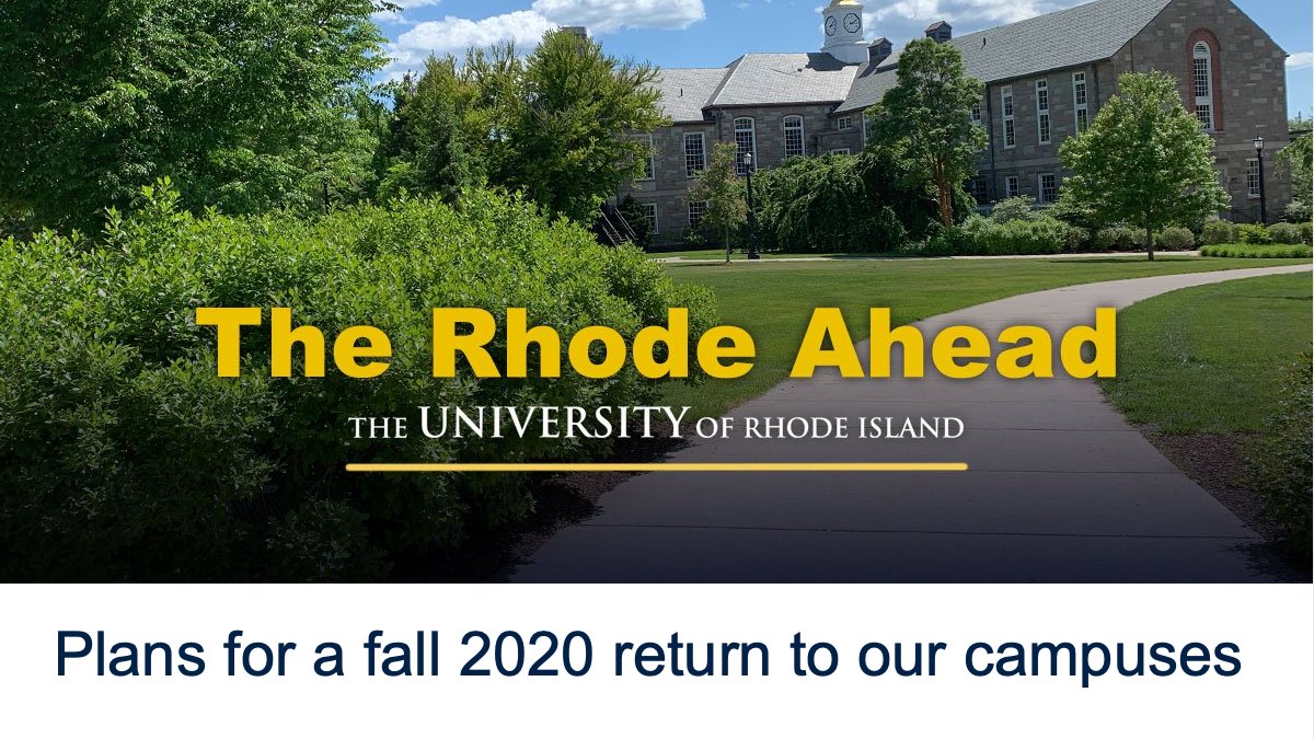 URI will welcome back students, faculty, and staff to our campuses this fall semester. To read the full update regarding academic plans, student support services, physical space reconfiguration, and campus life preparations, please click here: web.uri.edu/coronavirus/20…