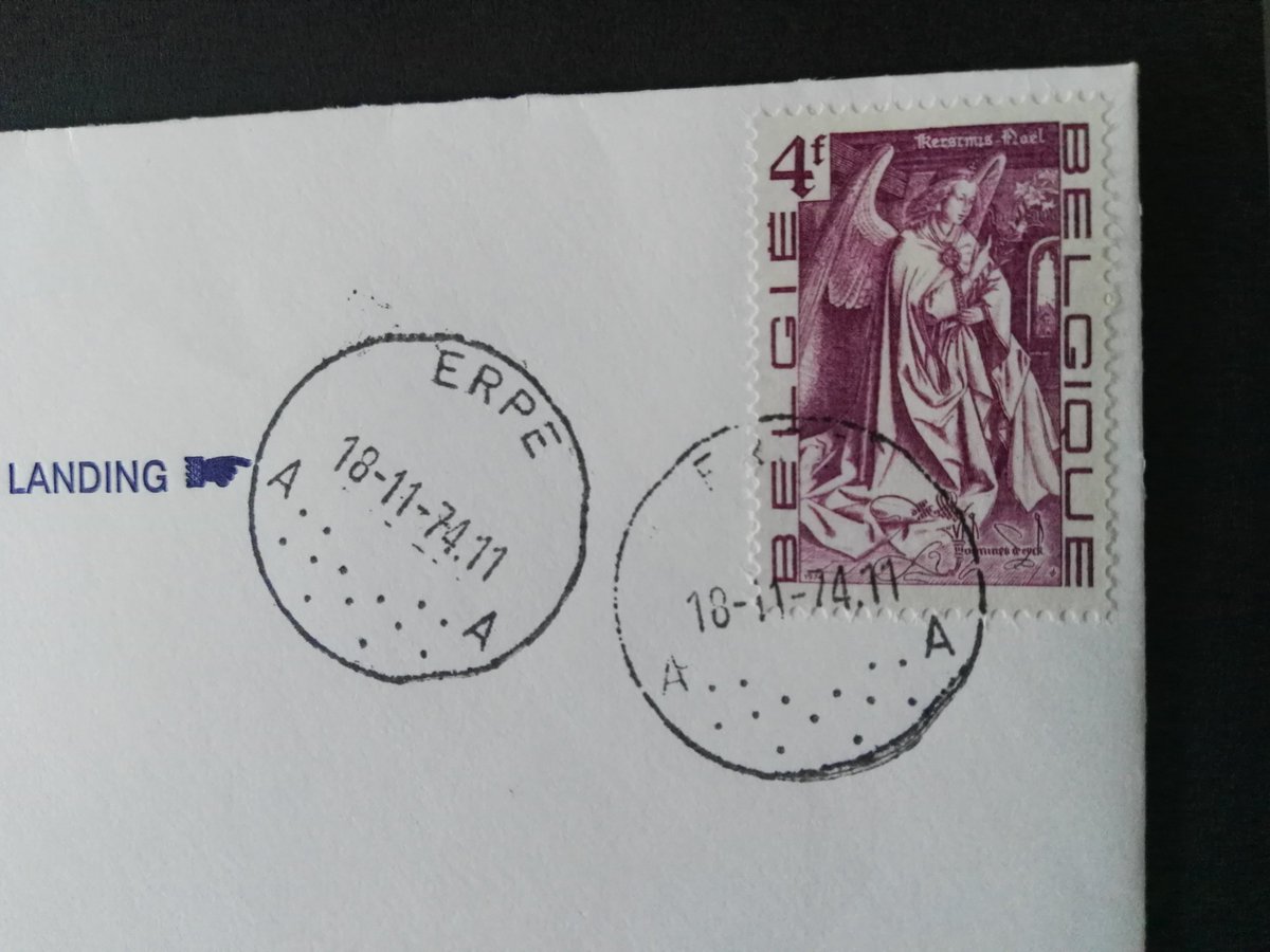 Antares1963Pv's tweet photo. #Ballonpost van #Geraardsbergen naar #Erpe op 18/11/1974. #Priorij #Hunnegem 350 jarig bestaan. 20 sept 1624 -1974. #België #Belgique #Belgien #Belgium #Postzegels #Timbres #Briefmarken #Stamps #Filatelie #Philatélie #Philately #bpost #post #History #cultuur #culture https://t.co/GKERjD4Nbd