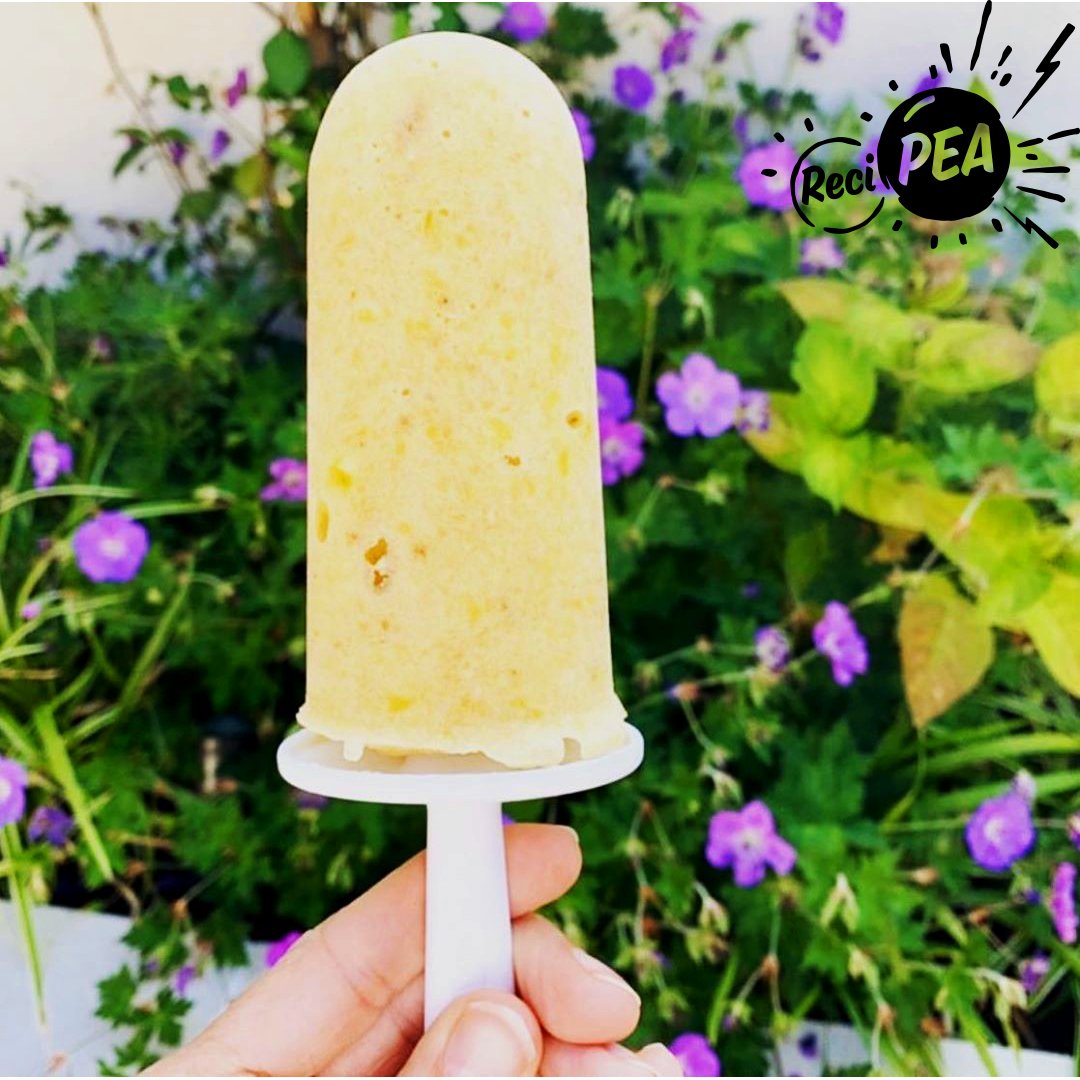 Whew, it's scorching! ☀️☀️☀️ 
Keep cool with these refreshing peaches 'n' cream ice lollies <a href="/kids_dietitian/">Paula Hallam RD PG Cert🍒</a> rustled up!

Made with Mighty Pea M.lk to make 'em creamy and loaded with good stuff too!

Jump on our Insta for the reci-pea: bit.ly/MightyPeaIG