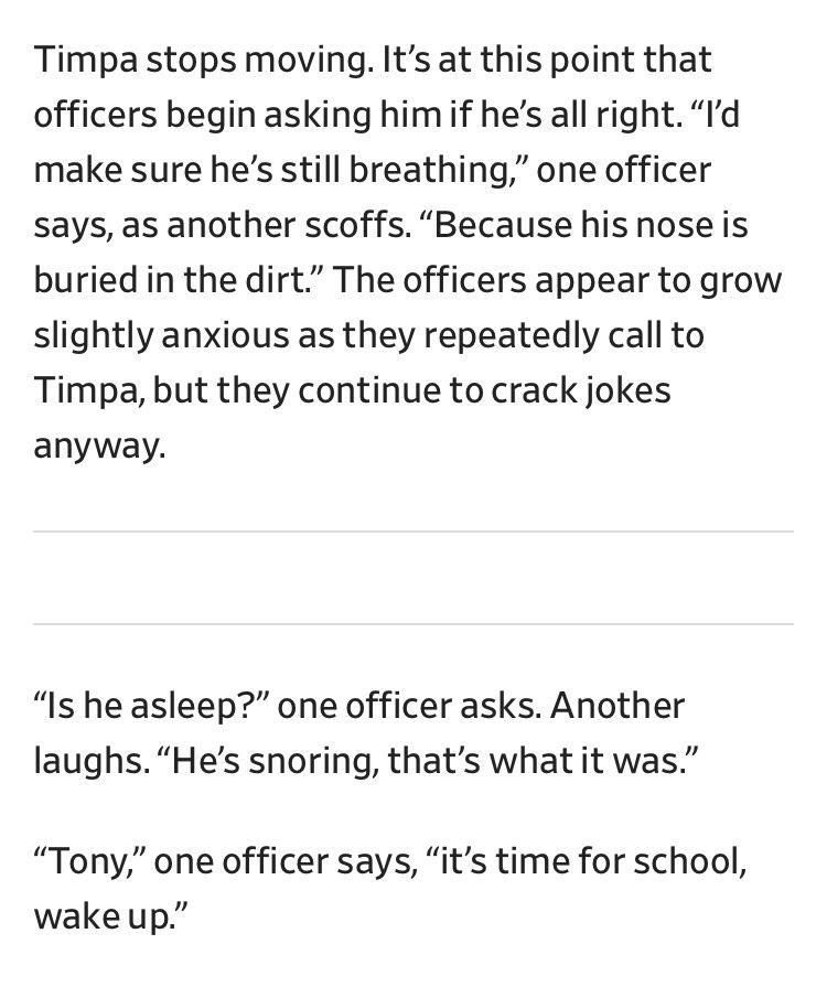 the police only ever escalate to violence. all the training and sensitivity classes and awareness programs have not changed that fact. defund the fucking police