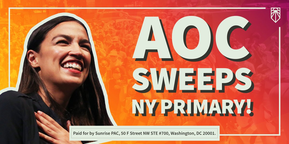 sunrisemvmt's tweet photo. .@aoc has been a big part of our movement from the very beginning.

She never thought twice about standing up to the establishment. She challenged one of the strongest Democratic leaders in our country, Nancy Pelosi as soon as she was sworn in. She even did sit-ins with us. https://t.co/uwME8jX9Jp