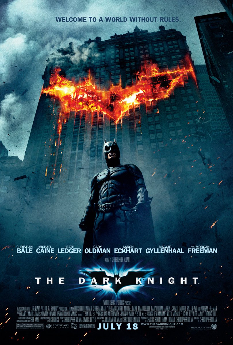 The Dark Knight 10/101 of 4 10/10's in my book. Almost gave it a 9.9/10 just for the scene where Harvey Dent doesn't recognize The Joker in nurse's clothing 