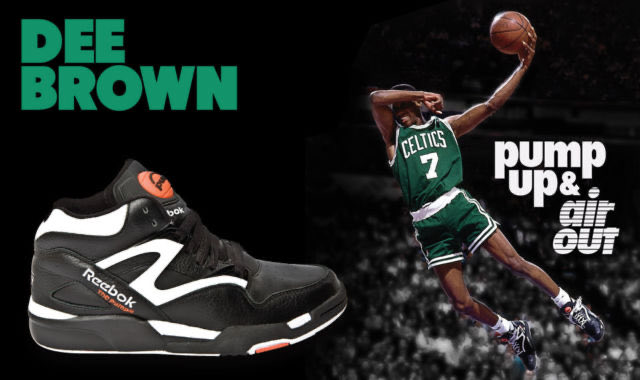 Again, smart lines by Conway. He is saying that he is always around with the pump shotgun on him, just like former NBA player and coach Dee Brown, who had a signature Reebok shoe, named Reebok Pump Dee Brown