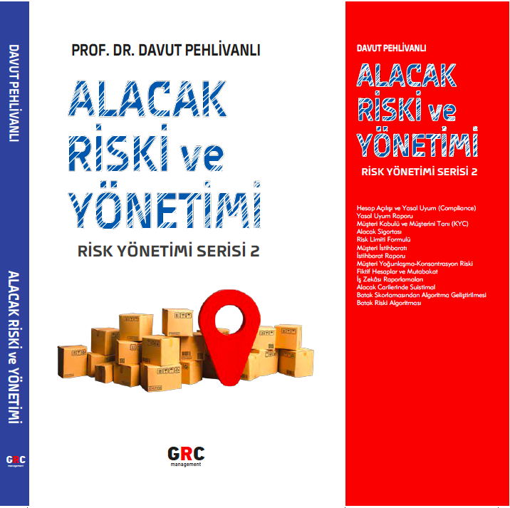 Alacak Riski ve Yönetimi isimli kitap çalışmam Temmuz ayında raflarda yerini alacak. Batak ihtimalinin senaryo, skorlama veya algoritma temelli yönetilebileceğini biliyoruz ve uyguluyoruz. 
Kitapta öne çıkan konular; Müşteri Kabulü ve Müşterini Tanı (KYC), Alacak Sigortası ...