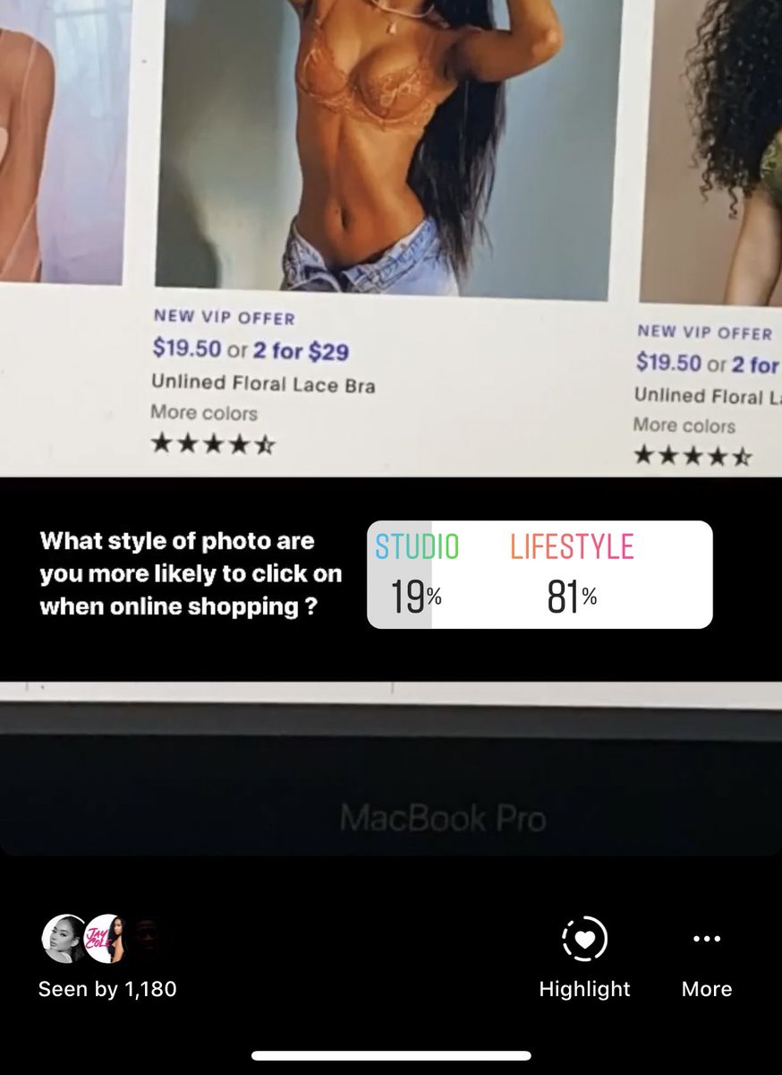 Then I thought, hmm is this just me who feels this way?  so I did a poll on my IG ! 81% of people said they prefer lifestyle images instead of studio images when they are online shopping. 