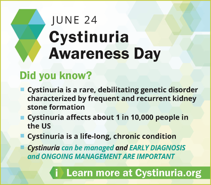 CullariGlobal's tweet photo. Today is #CystinuriaDay2020. Learn more abut this rare disorder at https://t.co/IfVrwij240 https://t.co/vc8ciTUCyZ
