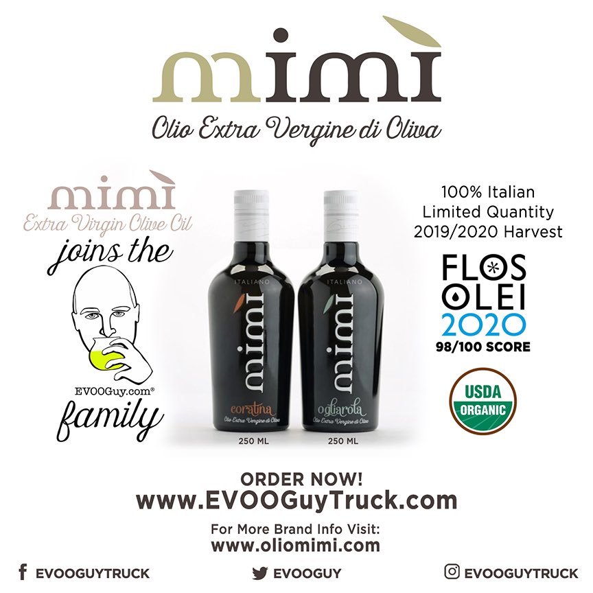 Just arrived from Puglia Italy. Limited quantity. Order today! evooguytruck.com #oliomimi #italianoliveoil #organic