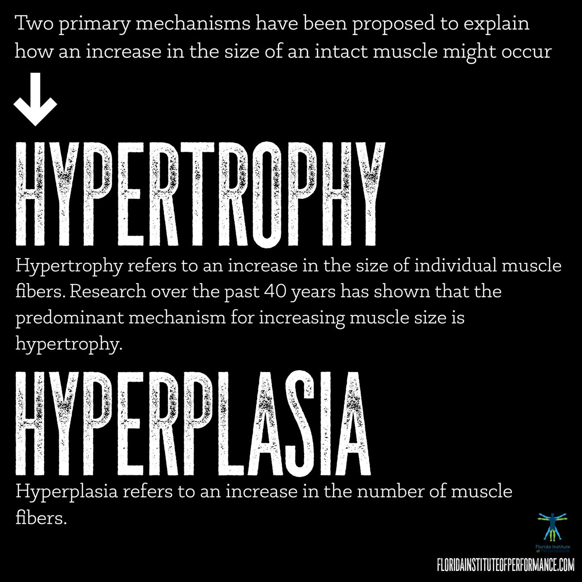 MyAriseFL's tweet photo. Let’s talk about muscle growth 💪
⠀
Two primary mechanisms have been proposed to explain how an increase in the size of an intact muscle might occur, read to learn more!
⠀
Questions? Give us a call: 561-252-6050 #TeamFIP
⠀
⚡️floridainstituteofperformance https://t.co/uh8BRRcBbb