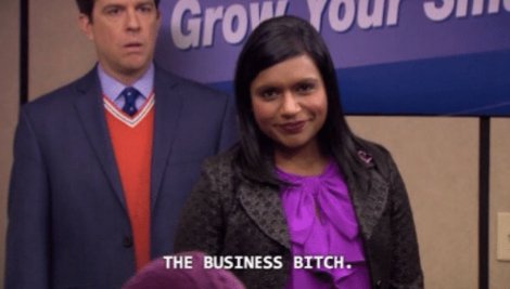 The Birthday Bitch. Happy Birthday Mindy Kaling!     