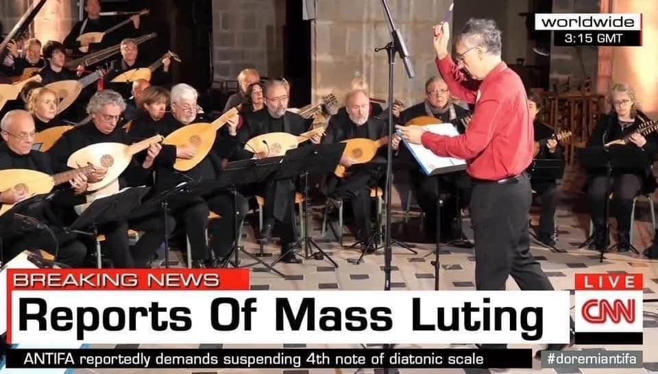 BREAKING: A string of mass lutings has been reported, but musical authorities insist that there's nothing to fret about! (feel free to add your own bad puns as comments, but no violins, please, as we'd like to keep it civil!) 😁