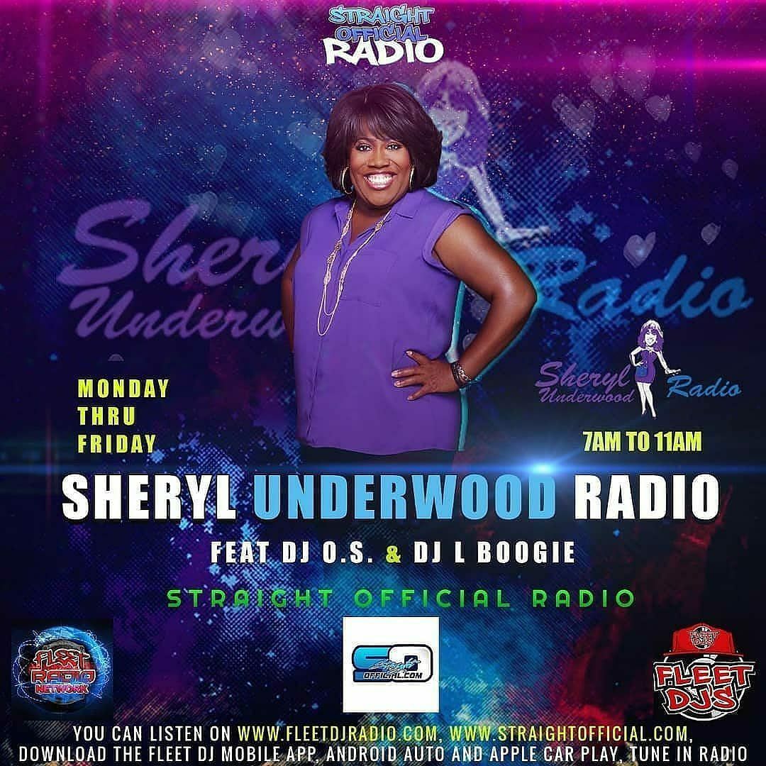 @SherylUnderwood show Mon-Fri 7-11am EST on @straightofficialradio  with @FleetDJs @DJOS100 & @DJLBOOGIE832 
 Download the Fleet DJs app @Tunein or fleetdjradio.com, straightofficial.com #UrbanRadio #TalkRadio  #fleetnation #SherylUnderwoodRadio #ZPhi  🔥🔥🔥