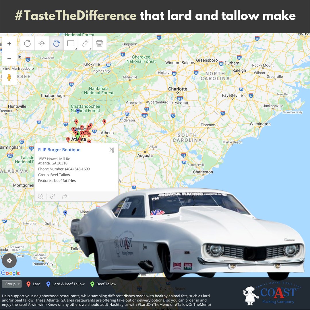 As #NMCA All-Star Nationals Prepares to Smoke Atlanta Dragway, <a href="/CoastPackingCo/">Coast Packing Co.</a> Revs Up Camaro -- and ‘Take-out or Delivery’ #FatMap762 tinyurl.com/NMCA-Atlanta