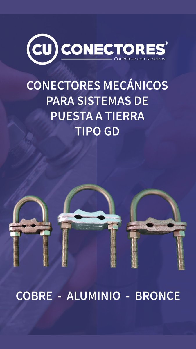 CUConectores's tweet photo. Los conectores mecánicos tipo GD sirven para aterrizar diferentes tipos de redes (eléctricas, gases, combustibles, etc). Para más información entra ya a @CUConectores #conectateconnosotros #CUConectores #SPT https://t.co/SdoemUiQF1