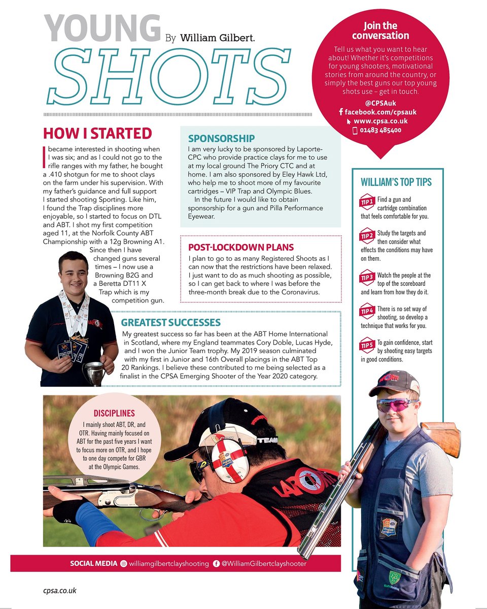 Thank you <a href="/CPSAuk/">CPSA</a> for inviting me to feature on the Young Shots page of the latest Pull! Magazine. I'm back to practice now and hope to do some registered shoots soon.
