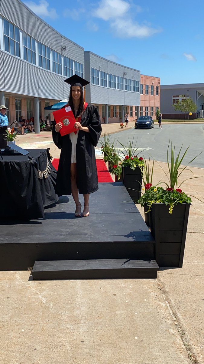 BVHigh_School's tweet photo. Congratulations Paige🔥❤️🔥French Immersion and Principal’s List Graduate 🎓Recipient of the Harvey Studios Bursary and the Martin Janes Memorial 🎓@SJAHigh https://t.co/CqzvA9Id4e