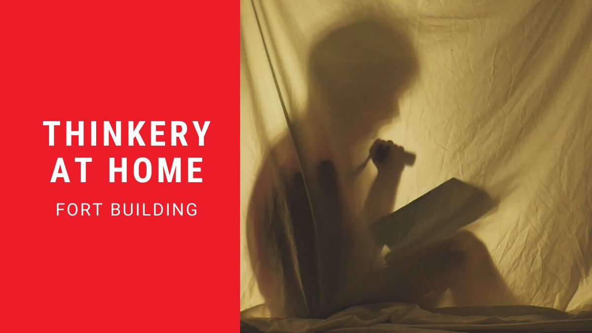 ThinkeryATX's tweet photo. Use blankets and furniture to create fort(s) in your house in this #ThinkeryatHome Activity. Grab a flashlight and dive into a cozy space!
⛺Watch here https://t.co/nC9Fwuq2A9 https://t.co/547q5rLkLV