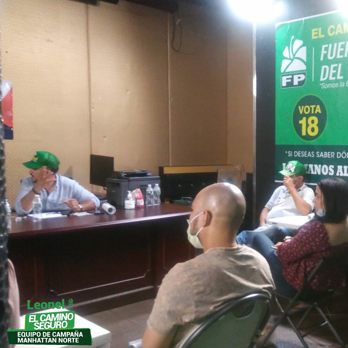 LFManhattanN's tweet photo. El Equipo De Manhattan Norte, Trabajando arduamente en este último tramo de campaña para llevar al Dr. @LeonelFernandez a la Presidencia. 

No es tiempo de inventar, este 5 de julio, vota 18. https://t.co/fEvdPn3f3f