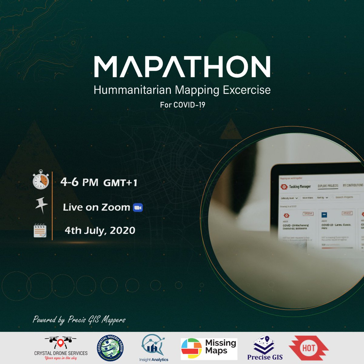 victor_gis's tweet image. It's another edition of Mapathon! Join thousands of volunteers around the world to help meet the needs of vulnerable communities in OpenStreetMap. The process is simple and easy. Sign up today! Reg: cutt.ly/qirTYHo
@TheMissingMaps 
@PMappers 
#missingmaps
#precisegis
