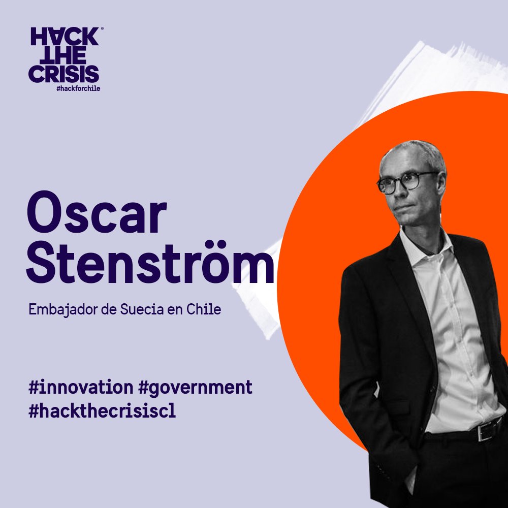 🌎  ¡Meet the Jury!💡<a href="/OscarStenstrom/">Oscar Stenström</a> embajador de Suecia en Chile. Posee una amplia trayectoria en asuntos internacionales, desarrollo sostenible y responsabilidad social corporativa también fue Ministro de Emprendimiento e Innovación. Puedes saber más en hackthecrisis.cl