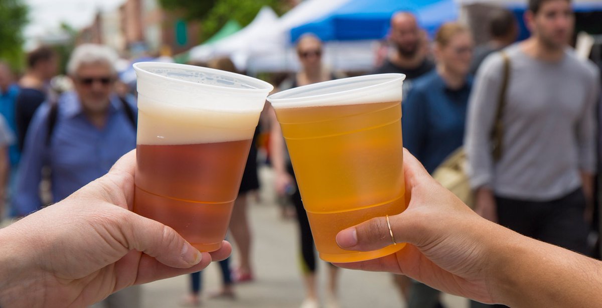 WE’RE SO EXCITED WE CAN’T CONTAIN IT!! NEW OPEN CARRY ORDINANCE STARTS NOWWWW!!! Come hang out and enjoy the beauty of the downtown while supporting a small biz and having a nice *plastic* glass of beer, wine, or hand-crafted cocktail! Wed, Thur, Fri 12pm-9pm all summer!! 😍♥️🙌