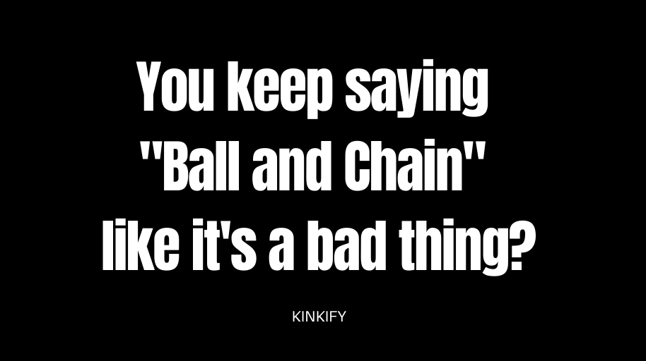 KinkifyMe's tweet photo. Oh thats my ol' Balls in Chains over there...
#Kinkify #Kinkster #KinksterStuff #BDSMLife #BDSMCommunity #DomLife #Sublife https://t.co/MdgbiWLdxA