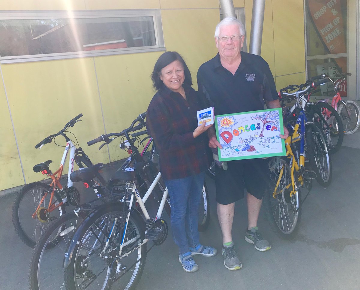 Amazing 25 bike donation for Doncaster Families EcoleDoncasterElementary @cindyharte4