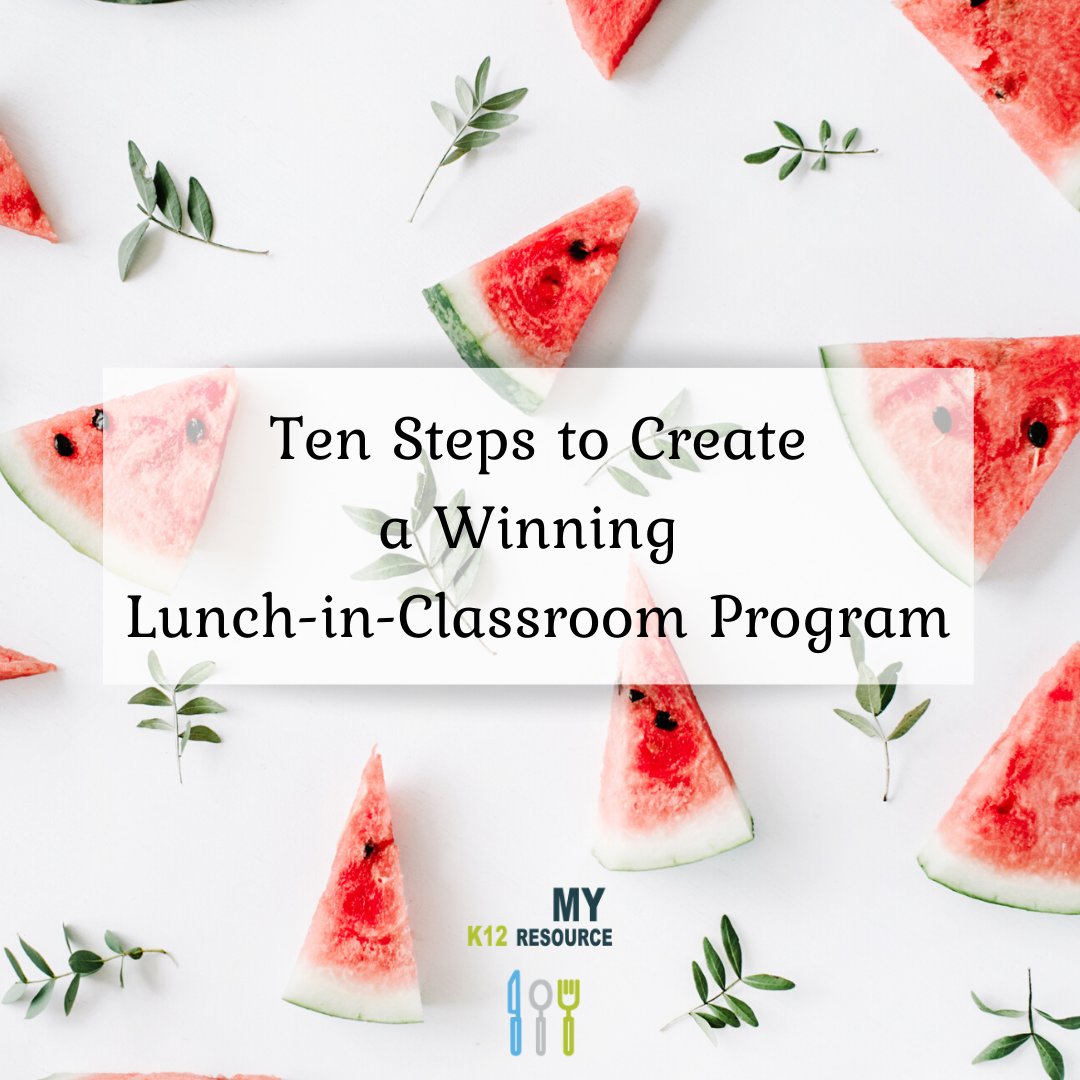 10 STEPS to create a winning #SchoolLunch program in your #classroom – taking both service and dining into account: myk12resource.com/single-post/20… 

#covid19 #LunchInClassroom #foodservicedirector #schoolfoodservice #schoollunch