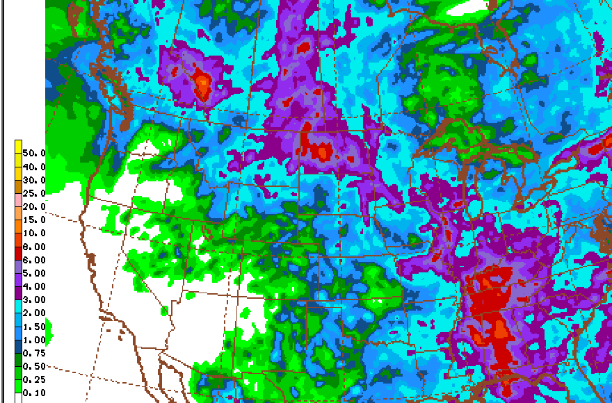 Through first week of July. Plenty of action Can. Prairie to Florida and the Southeast. Anyone miss out? Only a few.