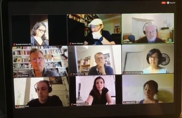 andactores's tweet photo. Nuestro Secretario de Trabajo @CalvActor en representación de la @andactores en el webinar "Medidas post Covid en las Artes Escénicas" @FIA_actors @unimei @fim_musicians  #construyendoLaNuevaANDA #ConANDASi https://t.co/iB8cqTTNQO