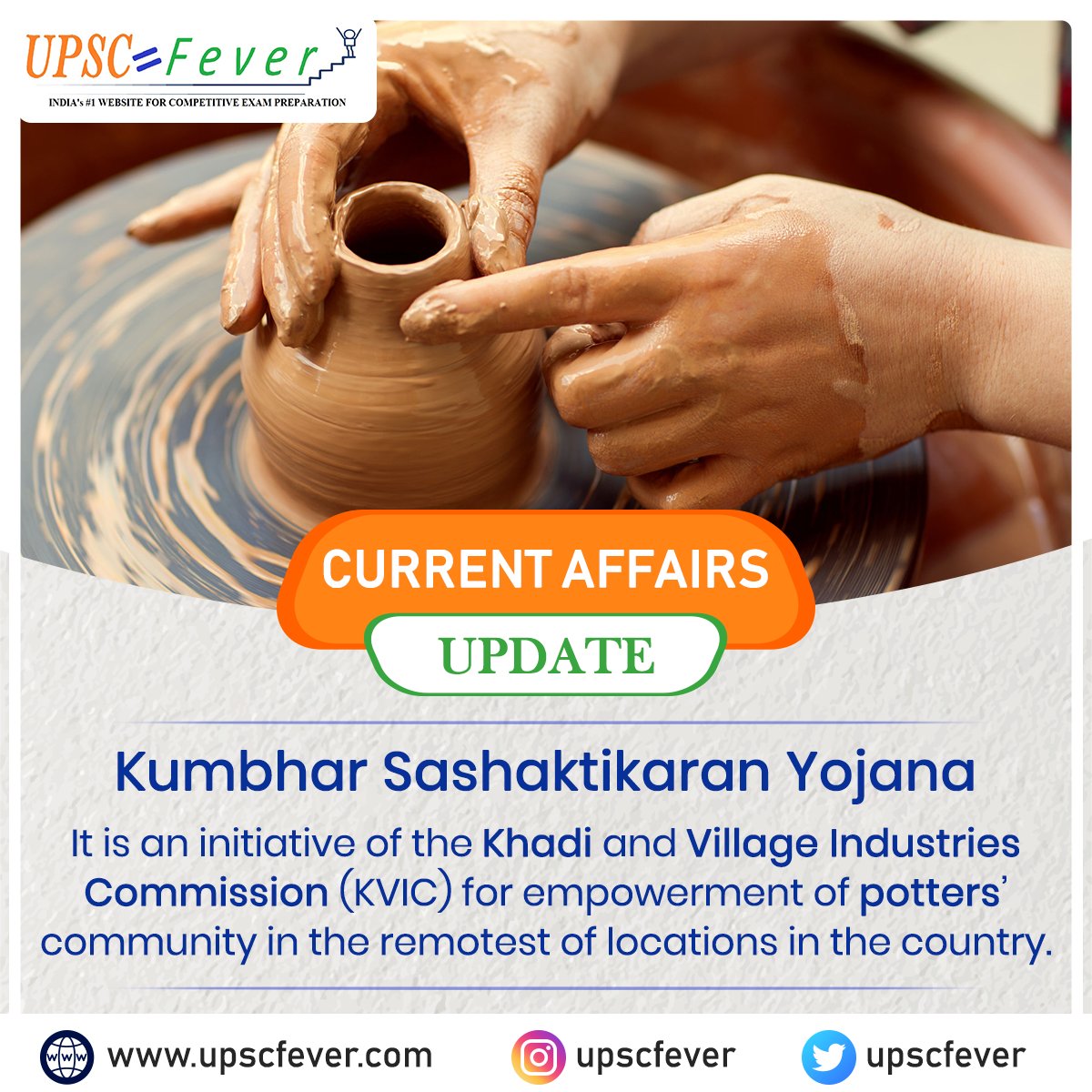 upscfever's tweet photo. #KumbharSashaktikaranYojana
Read in Detail: https://t.co/jWEaKTPzCS
🌐 : https://t.co/1XCi1xyG6x
📚 #Encyclopedia for all #CompetitiveExams
#upscfever #kumbhar #potmaker #KumbharSashaktikaranProgram #indianpotmaker #kullad #india #currentaffairs #upsc #ssc https://t.co/m46iR3zW5o