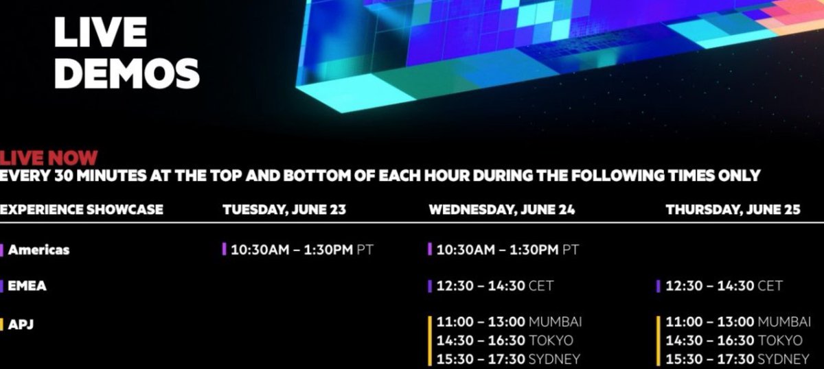 _nickdyer's tweet image. We’re about to go LIVE with @hpe_storage demos at #HPEDiscover! 

Come join us between 10.30am - 1.30pm PST 👉🏻 hpe.com/us/en/about/di…

#NimbleStorage #SimpliVity #HPEPrimera #HPEInfosight #HPECloudVolumes