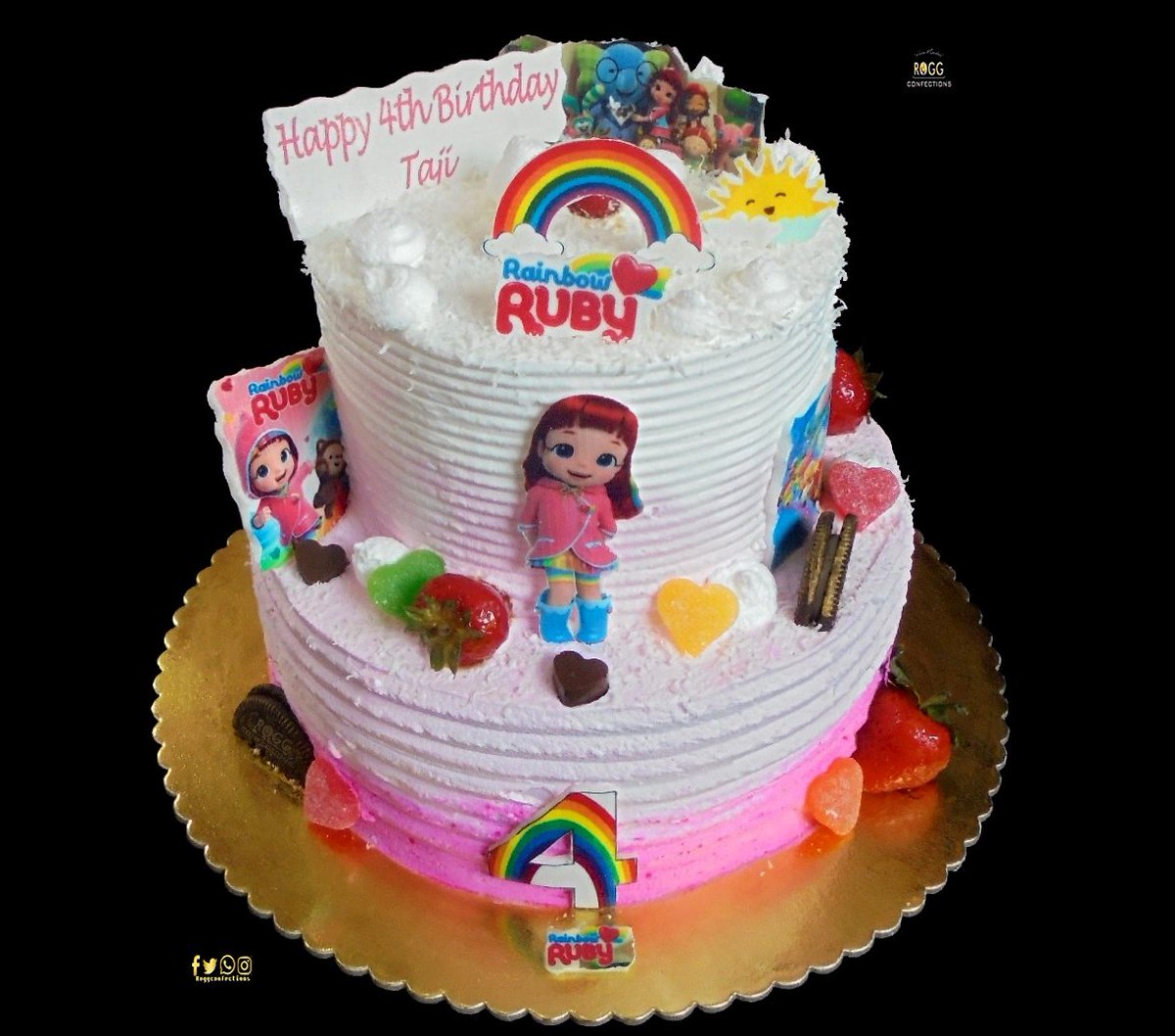 RoggConfections's tweet photo. Be a rainbow in someone's cloud.
#RainbowRuby #RAINBOWS #rainbow #rainbowrubycake #cakesコンテスト2020 #cakes #cake #cakeart #cakedecorating #R_O_doubleG https://t.co/ya4mwCrt4o