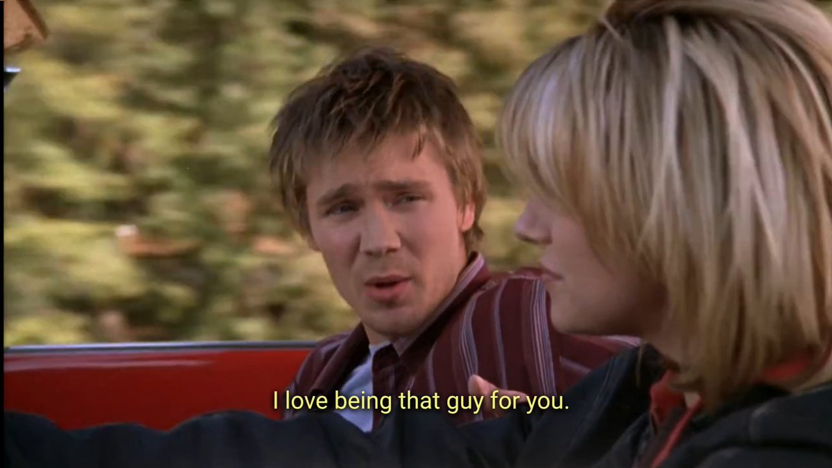 I forgot to mention -- 3x10:Lucas gets back together with Brooke, and literally within a few hours he goes on a road trip with Peyton to see Ellie. He always goes out of his way for her.He doesn't even think to tell Brooke until Peyton reminds him  it's so obvious.