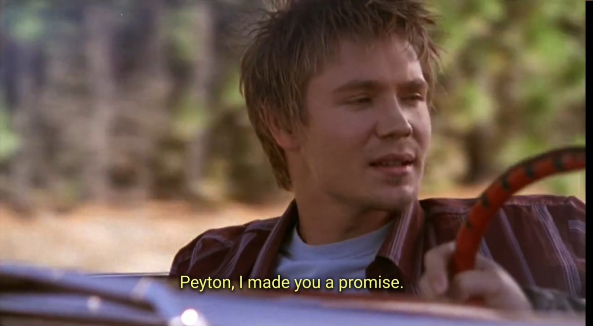 I forgot to mention -- 3x10:Lucas gets back together with Brooke, and literally within a few hours he goes on a road trip with Peyton to see Ellie. He always goes out of his way for her.He doesn't even think to tell Brooke until Peyton reminds him  it's so obvious.