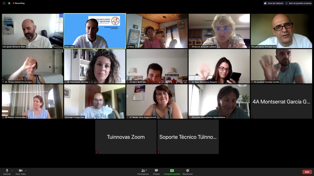 Celebración 🎉🎉por el final del curso online de fundamentos del #aprendizajecoooerativo trás más de veinte horas de aprendizaje compartido y vivencial. De la mano de <a href="/libonastre/">Lluís Ignasi Bonastr</a> se profundizó en las habilidades sociales y una evaluación manejable a través del AC. ¡Felicidades!