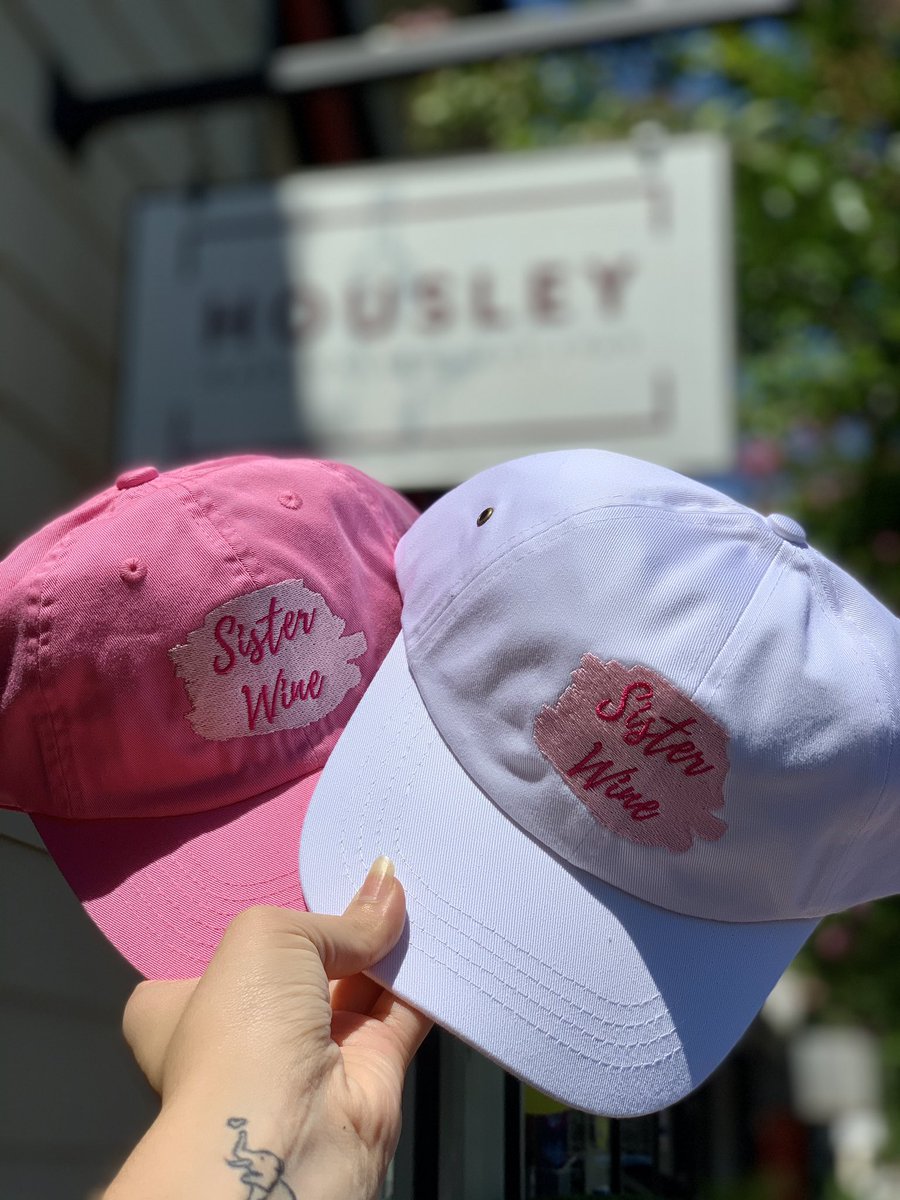 We have a few new items available for Sister merchandise! These hats are a perfect way to support and stay cool💓 Stop in and grab one! #Sistermechandise